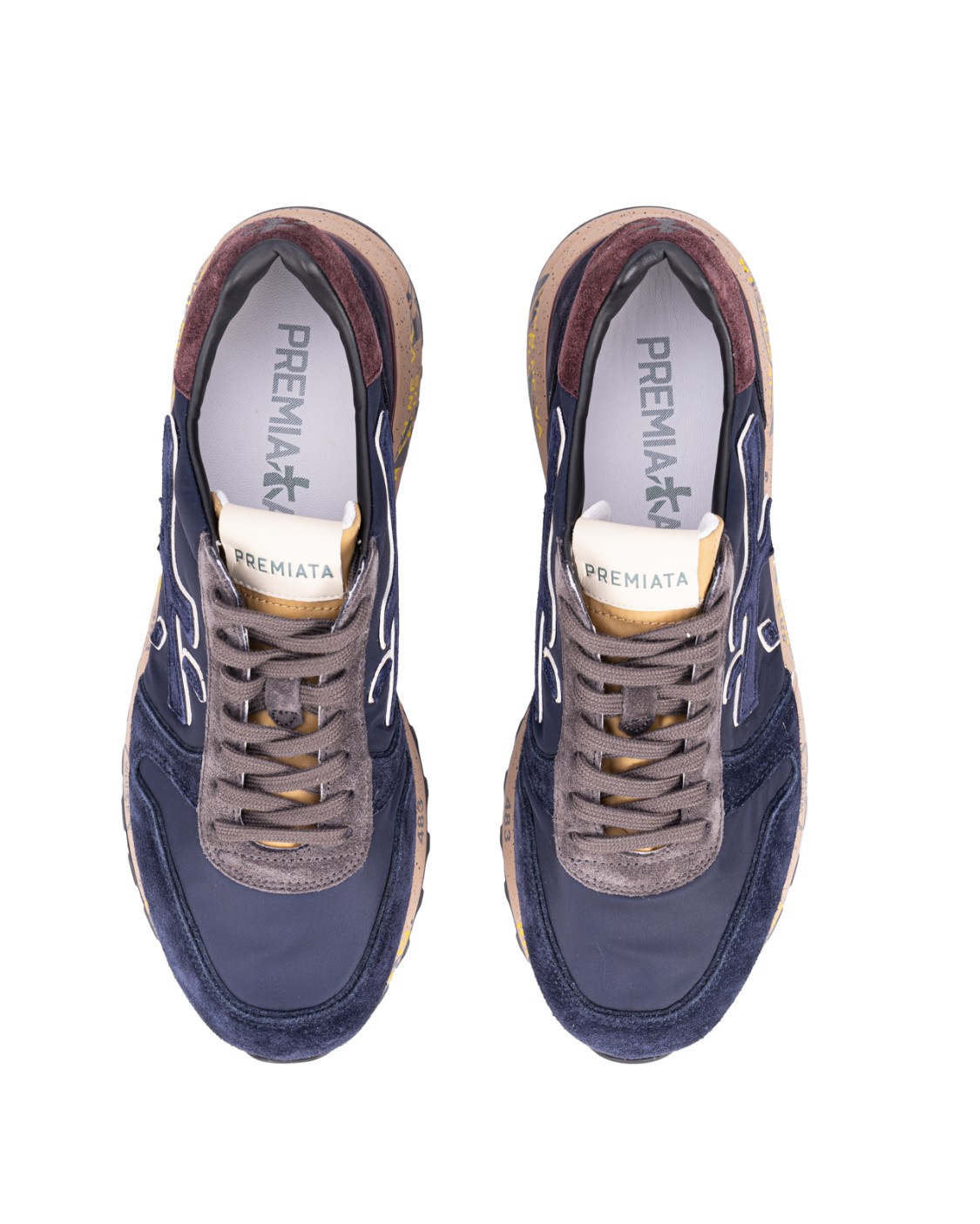 shop PREMIATA Saldi Scarpa: Premiata sneakers "Mick 6868".
Brand Logo.
Suola ergonomica.
Composizione tomaia: 45% Pelle di vitello 55% Poliammide.
Suola: 65% EVA 5% TPU (PLASTIC MATERIAL) 30% RUBBER.
Made in Vietnam.. MICK 6868-B number 7196674